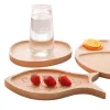 صحن خشبي على شكل صينية مزخرفة بفراولة Item Picture
